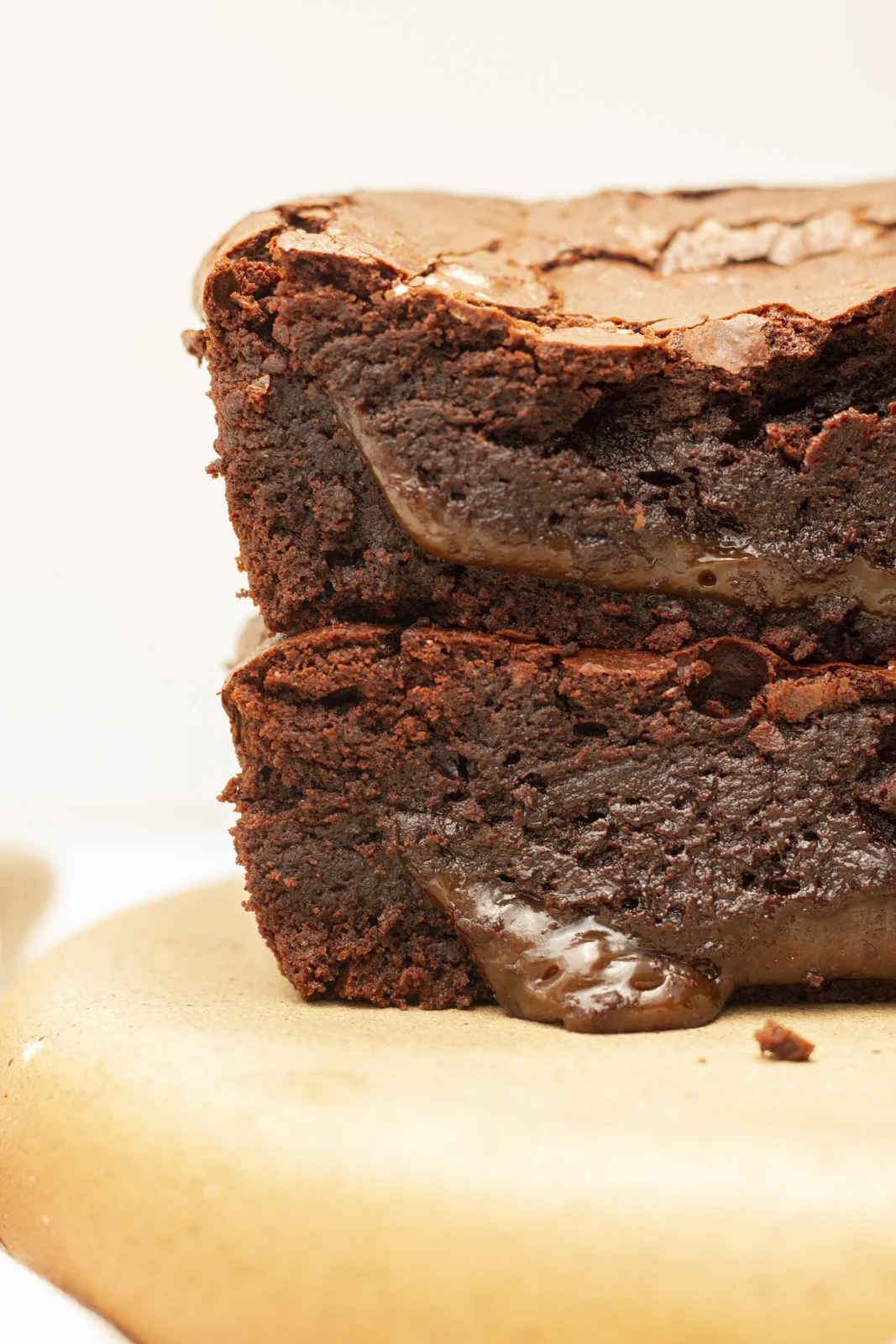 Brownie da Padoca do Bem com interior de chocolate